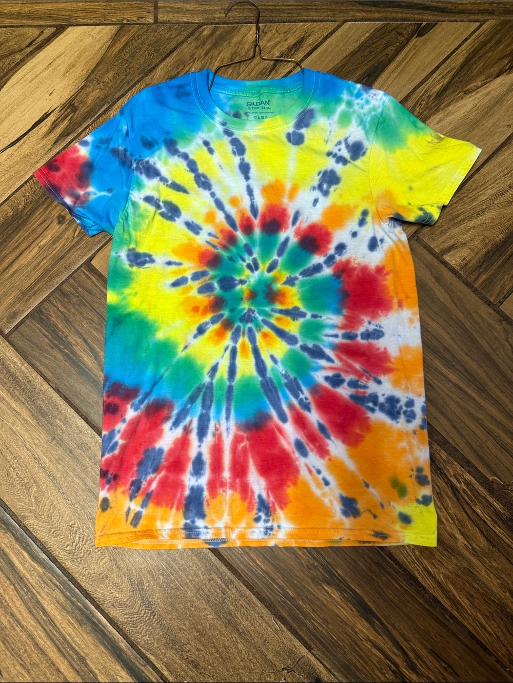 Mens Multicolor Tie-Dye T-Shirt